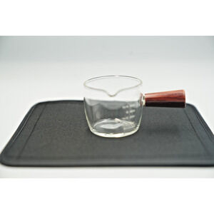 Shot Glass w/ Wood Handle | 1-Pack Espresso Style‎ | Brown Boxed | New